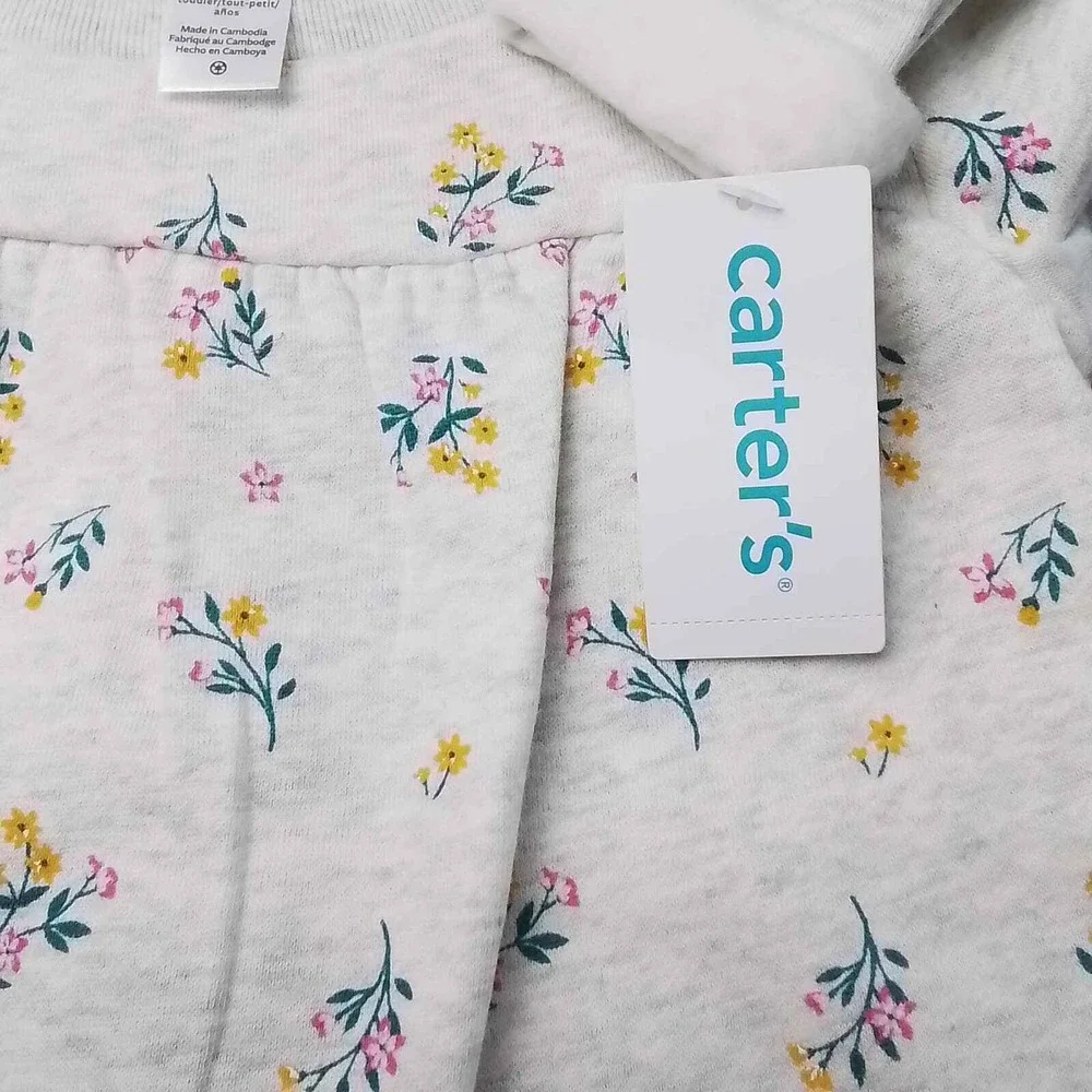 NWT Carter's 2-Piece Set Size 4T‎ in Gray and Teal